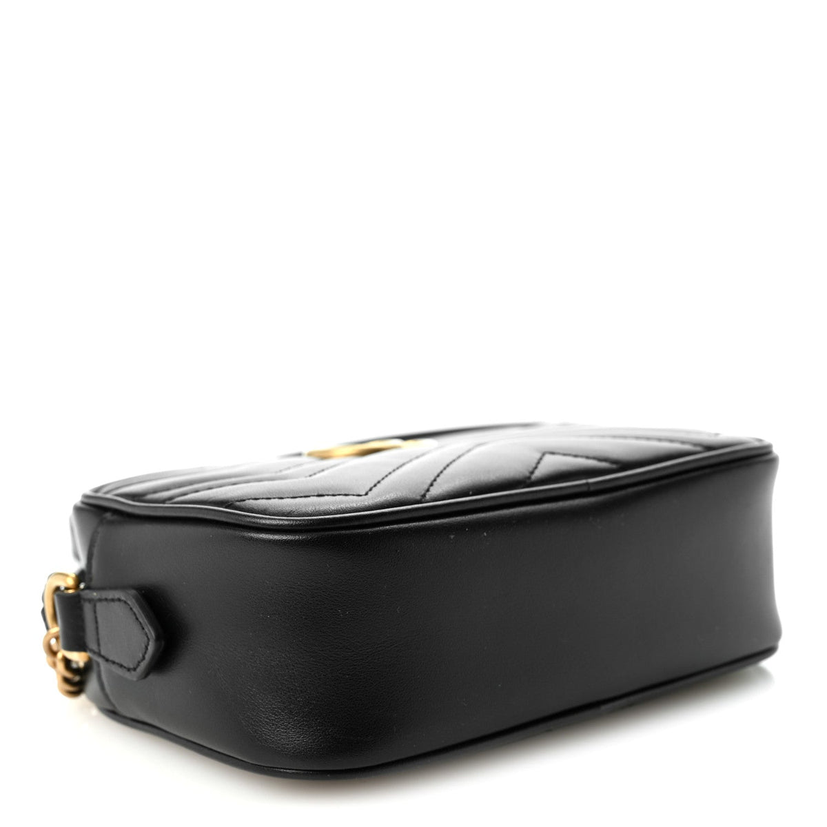 Mini Calfskin Shoulder Bag - Black