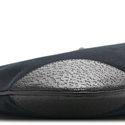 Small Canvas Hobo Bag - Black