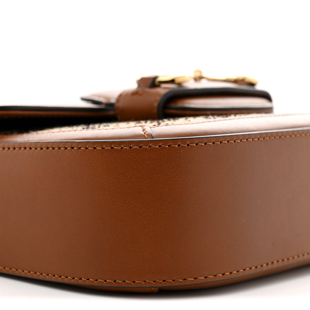 Mini Calfskin Canvas Shoulder Bag