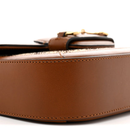 Mini Calfskin Canvas Shoulder Bag