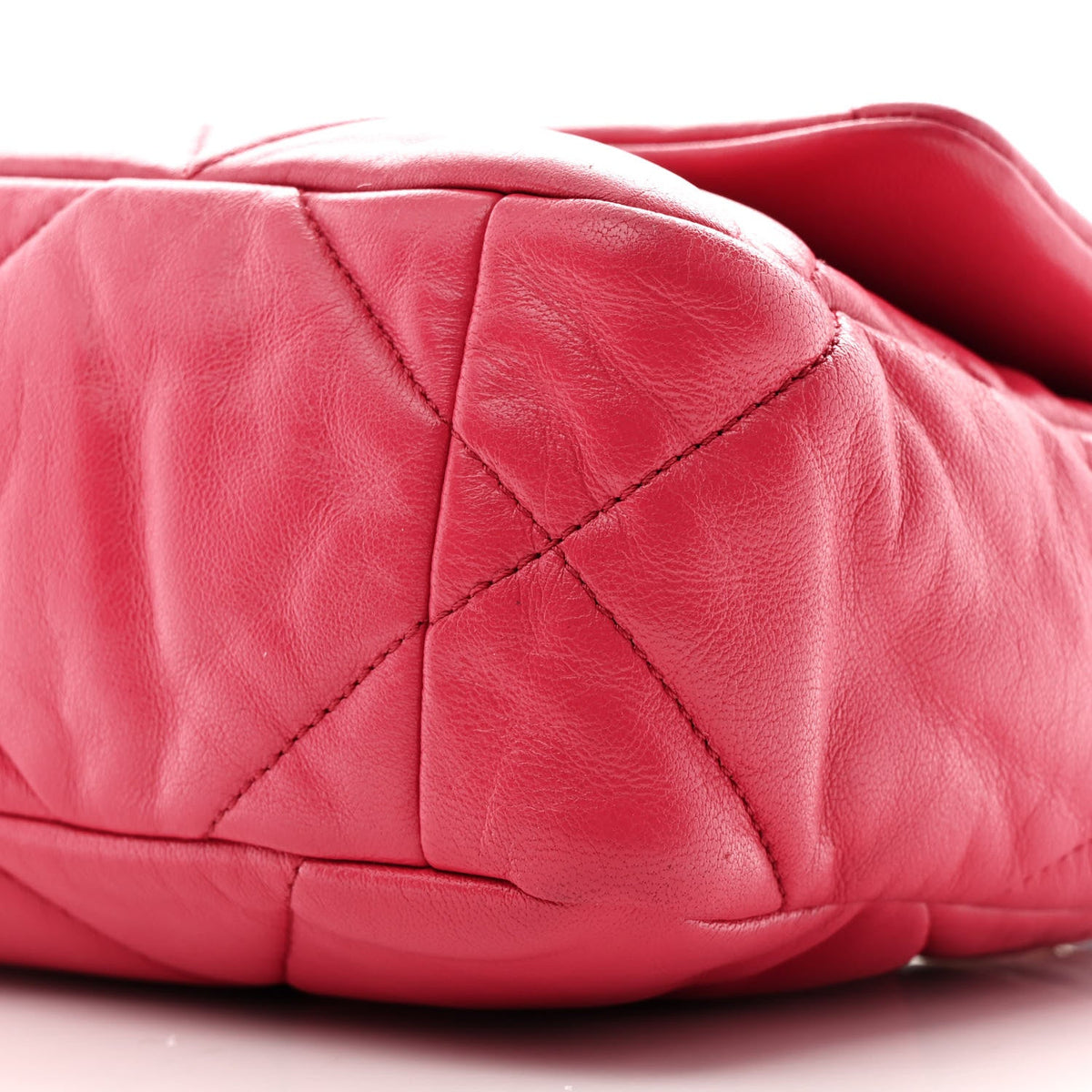 Medium Quilted Lambskin Flap Shoulder Bag - Pink
