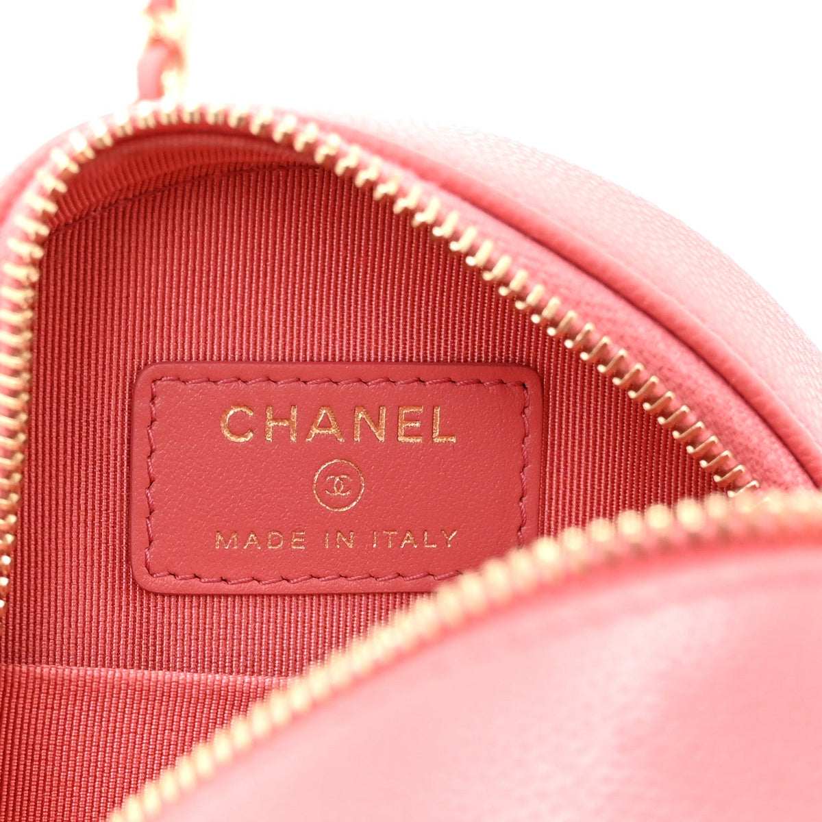 Quilted Caviar Clutch Bag - Pink