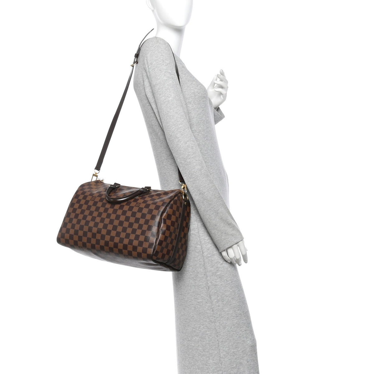 Damier Ebene Speedy Bandouliere 35 Handbag