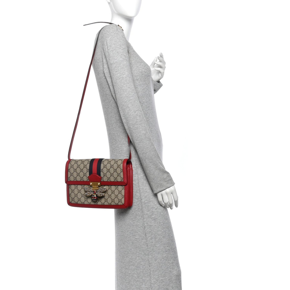 Medium Shoulder Bag - Red