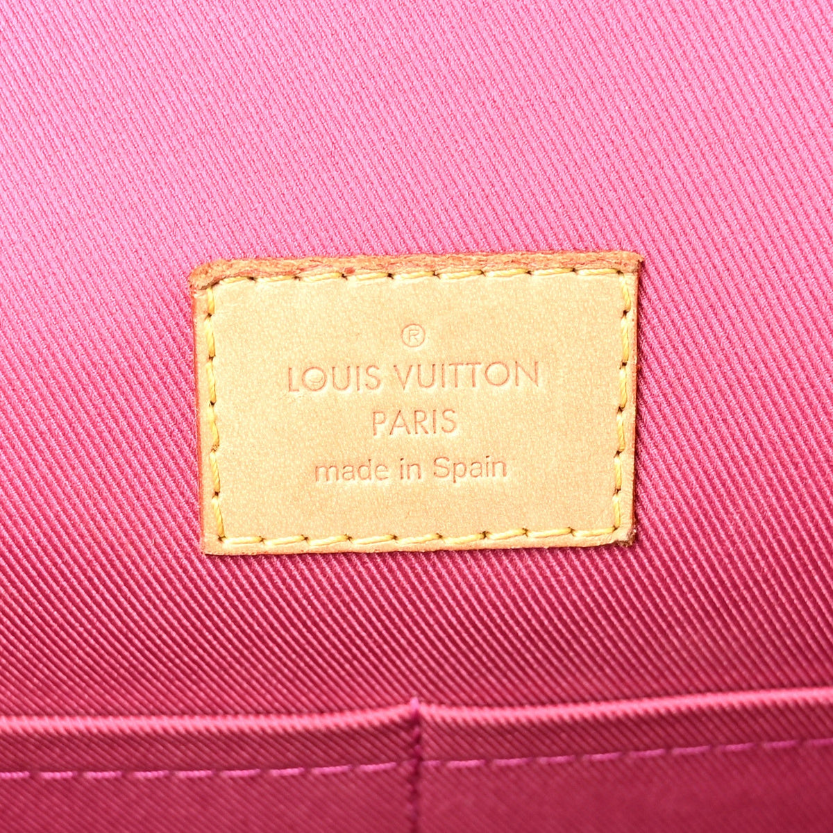 Monogram Cluny Bb Bordeaux Fuchsia Handbag