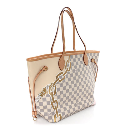 Damier Azur Nautical Neverfull Mm Handbag