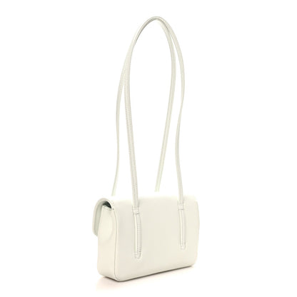 Mini Caviar Shoulder Bag - Light Blue