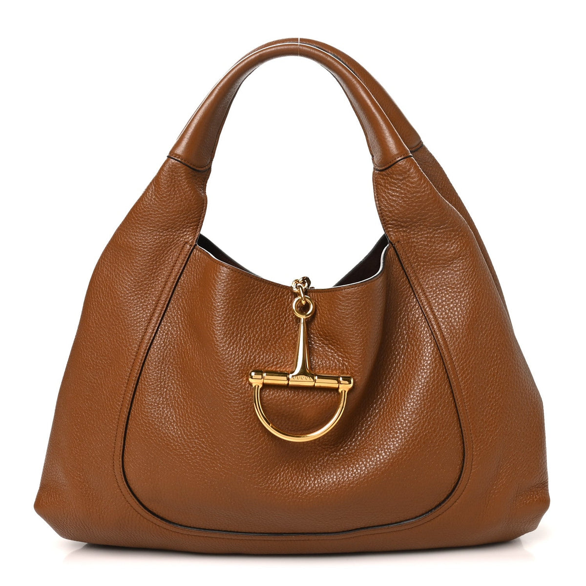 Maxi Calfskin Shoulder Bag - Brown