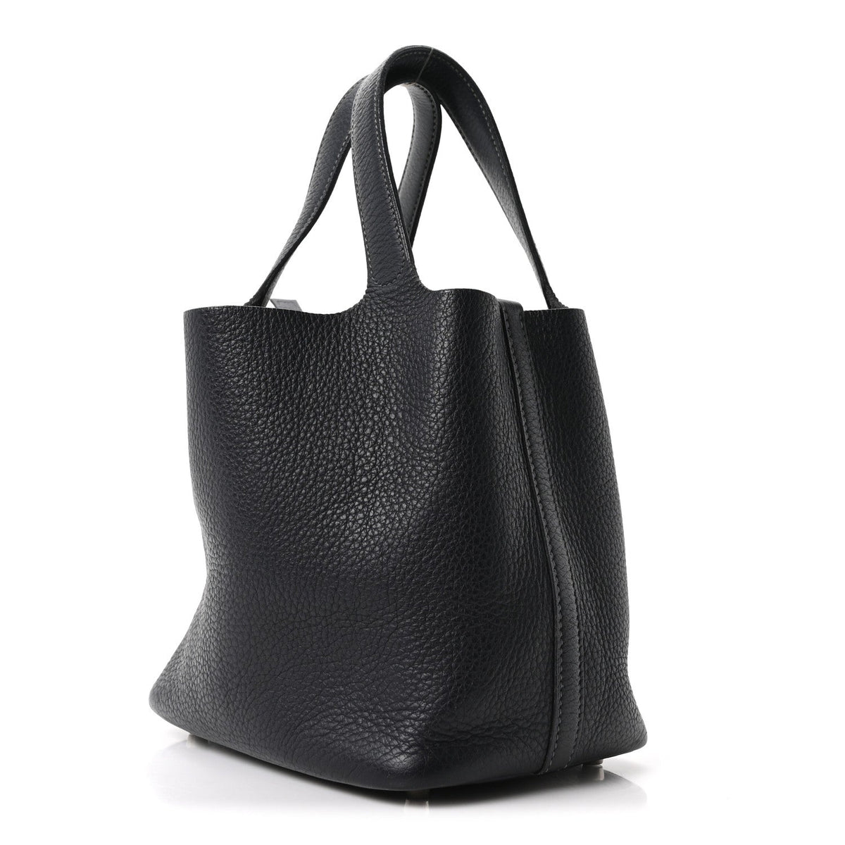 Taurillon Clemence Picotin Lock 18 Pm Bl Handbag