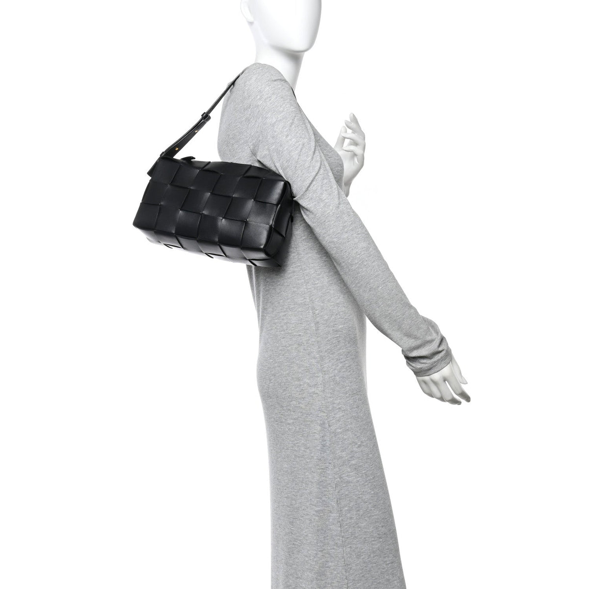 Maxi Lambskin Handbag - Black