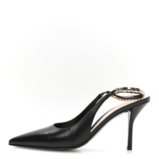 Malaga Kid 85Mm Slingback Pumps Black
