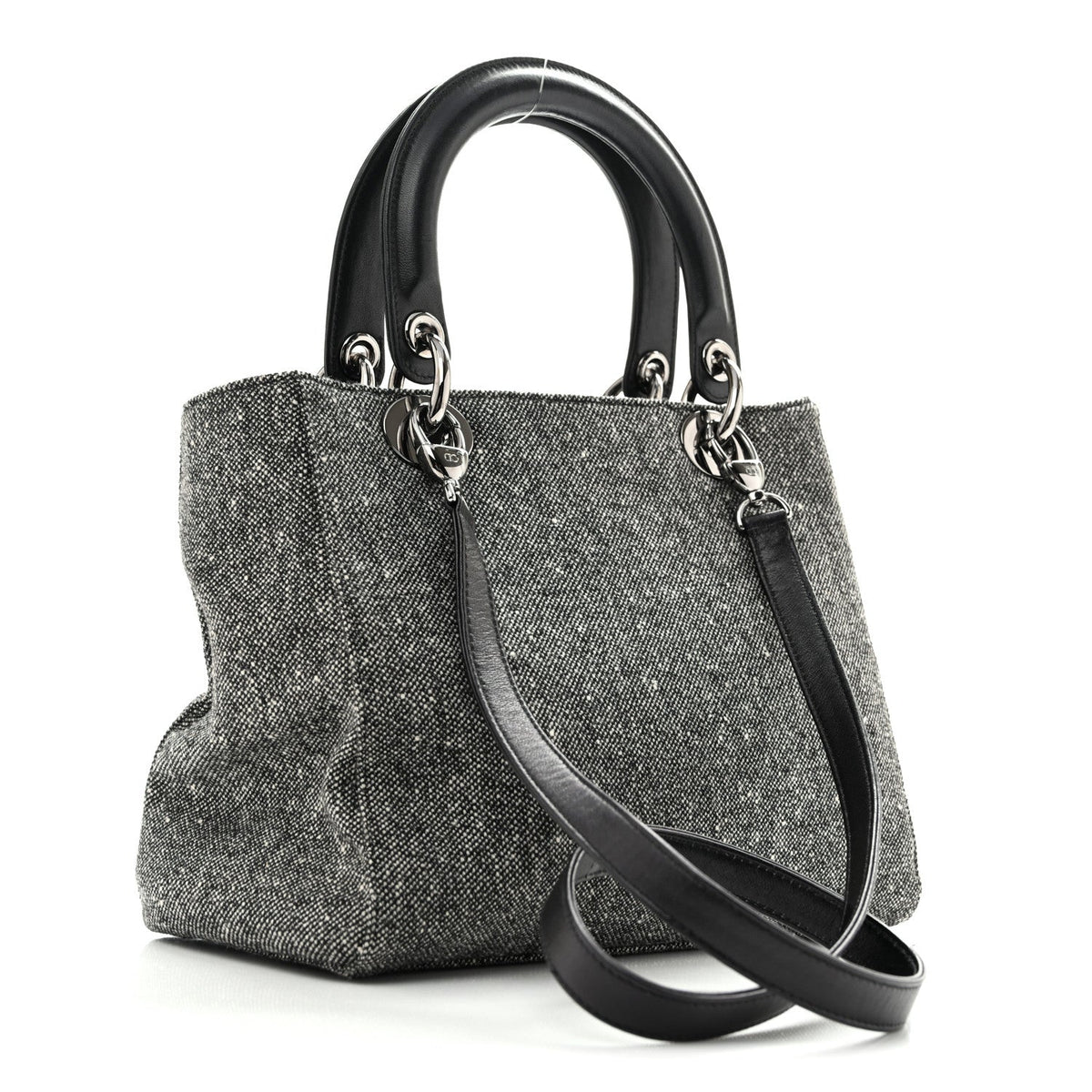 Medium Canvas Handbag - Black