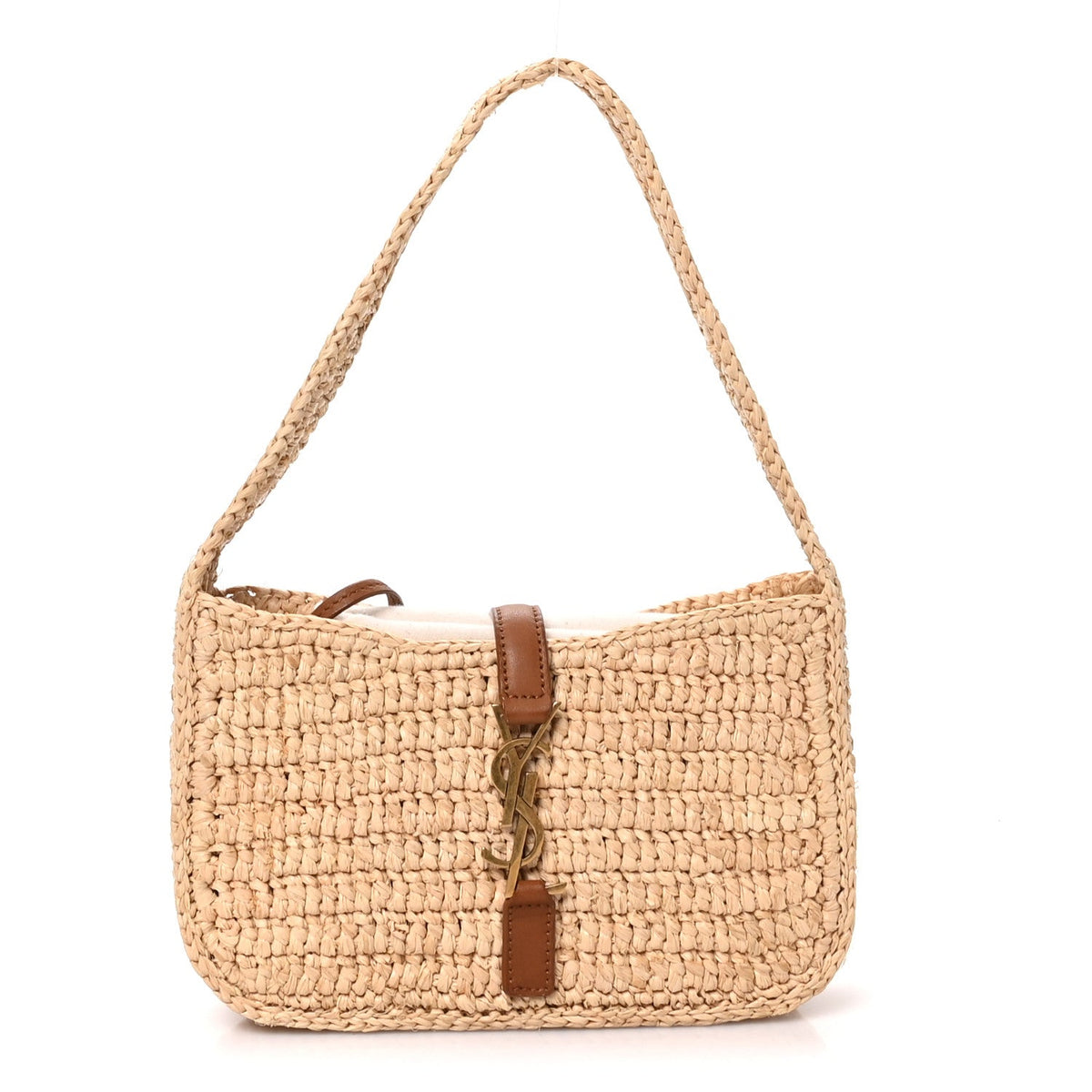 Mini Calfskin Hobo Bag - Natural