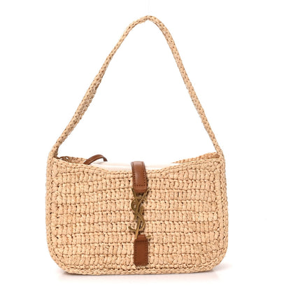 Mini Calfskin Hobo Bag - Natural
