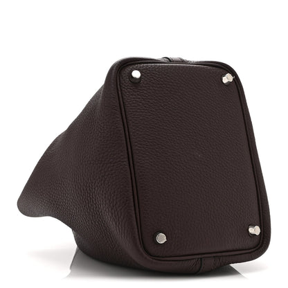 Taurillon Clemence Swift Eclat Picotin L Handbag