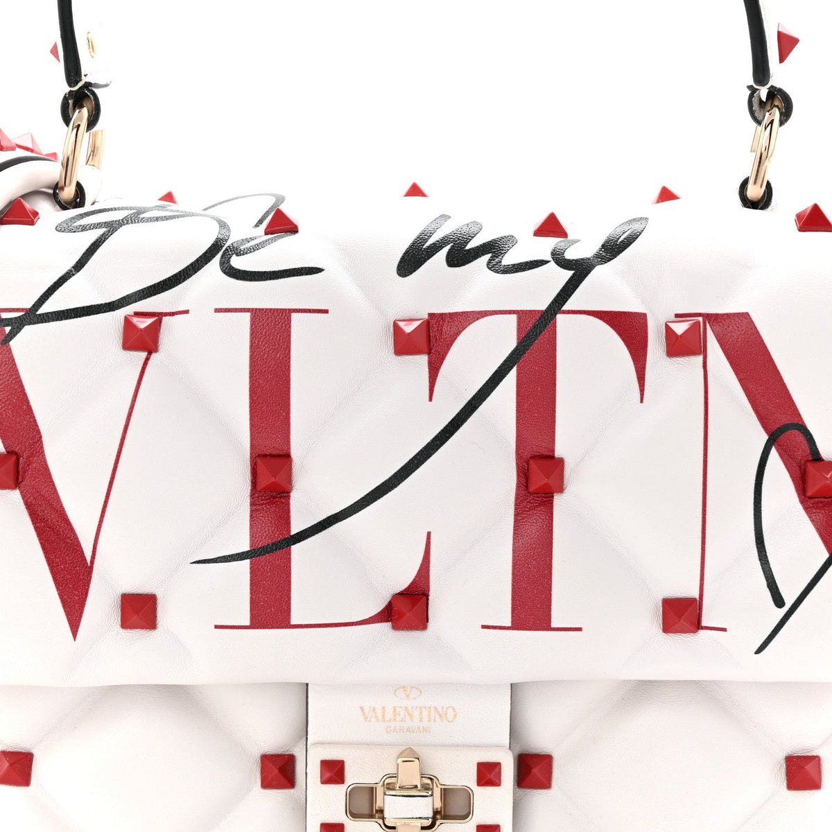 Lambskin Handbag - White