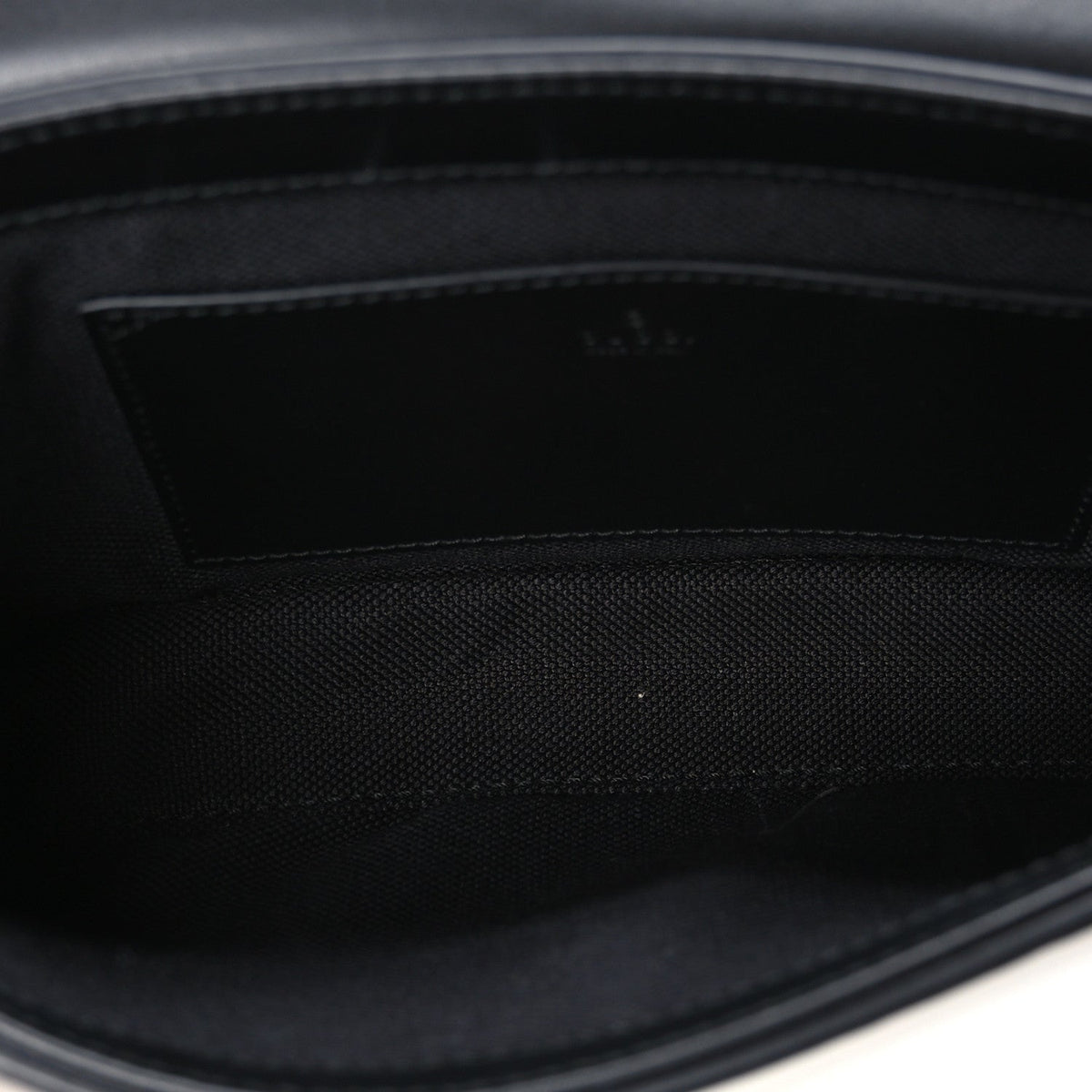 Mini Calfskin Shoulder Bag - Black