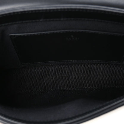Mini Calfskin Shoulder Bag - Black