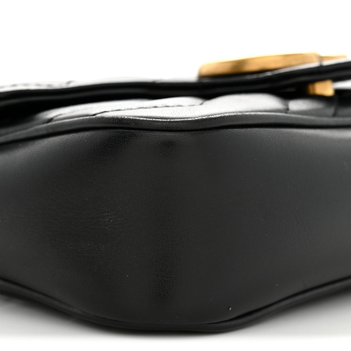 Mini Calfskin Shoulder Bag - Black