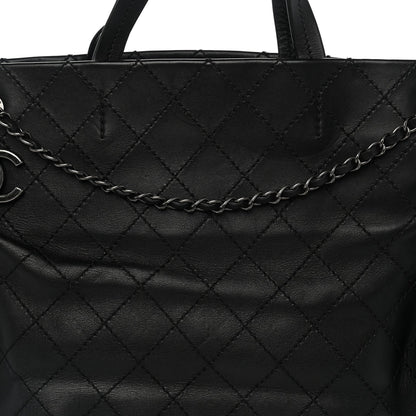Calfskin Tote Bag - Black