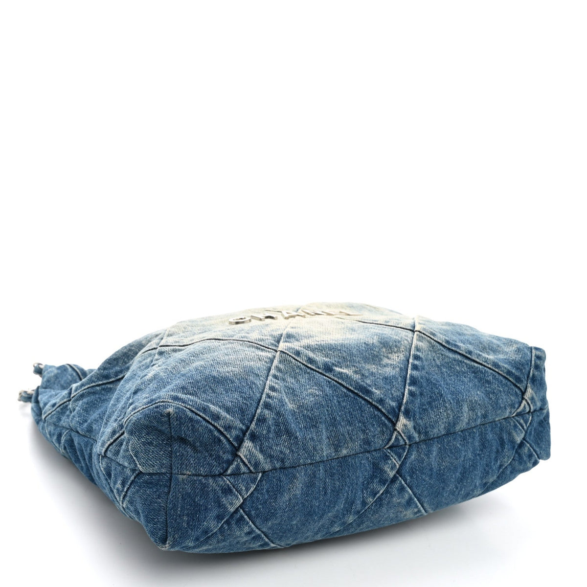 Small Quilted Handbag - Blue