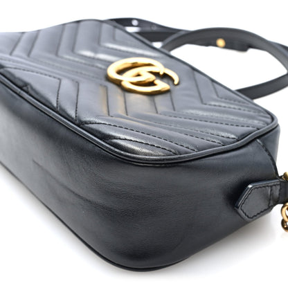 Small Calfskin Shoulder Bag - Black
