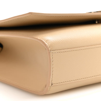 Medium Satchel Bag - Beige