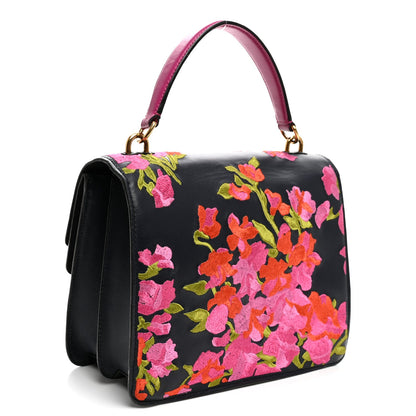 Calfskin Satchel Bag - Red