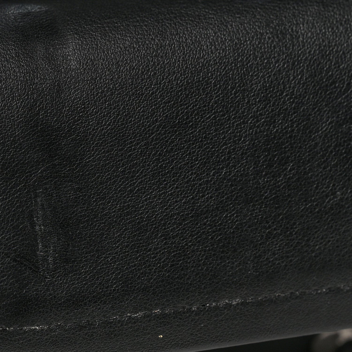 Medium Quilted Lambskin Flap Shoulder Bag - Black
