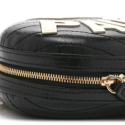 Quilted Lambskin Clutch Bag - Red