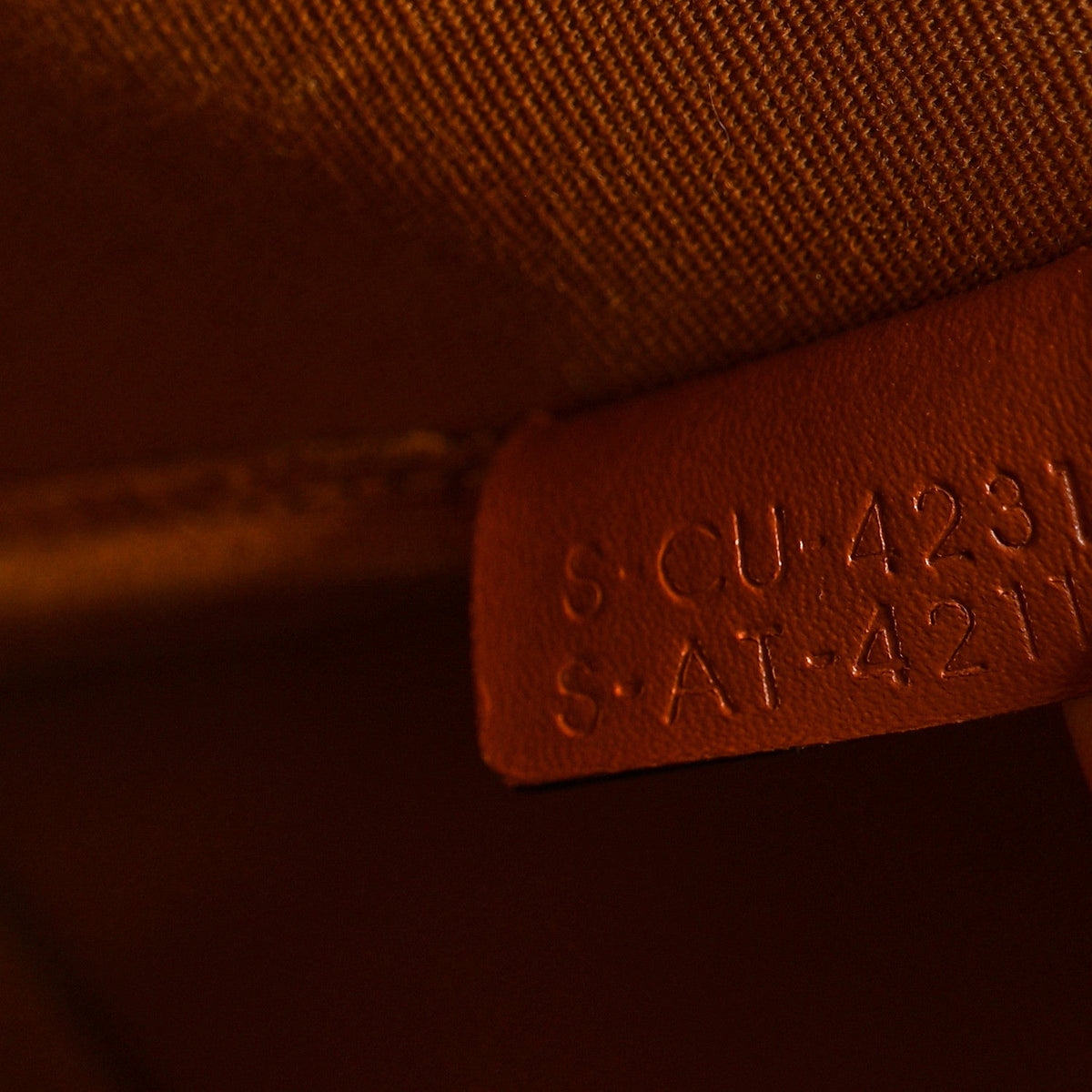 Medium Calfskin Canvas Bucket Bag - Tan