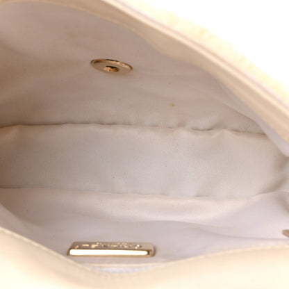 Small Flap Shoulder Bag - White