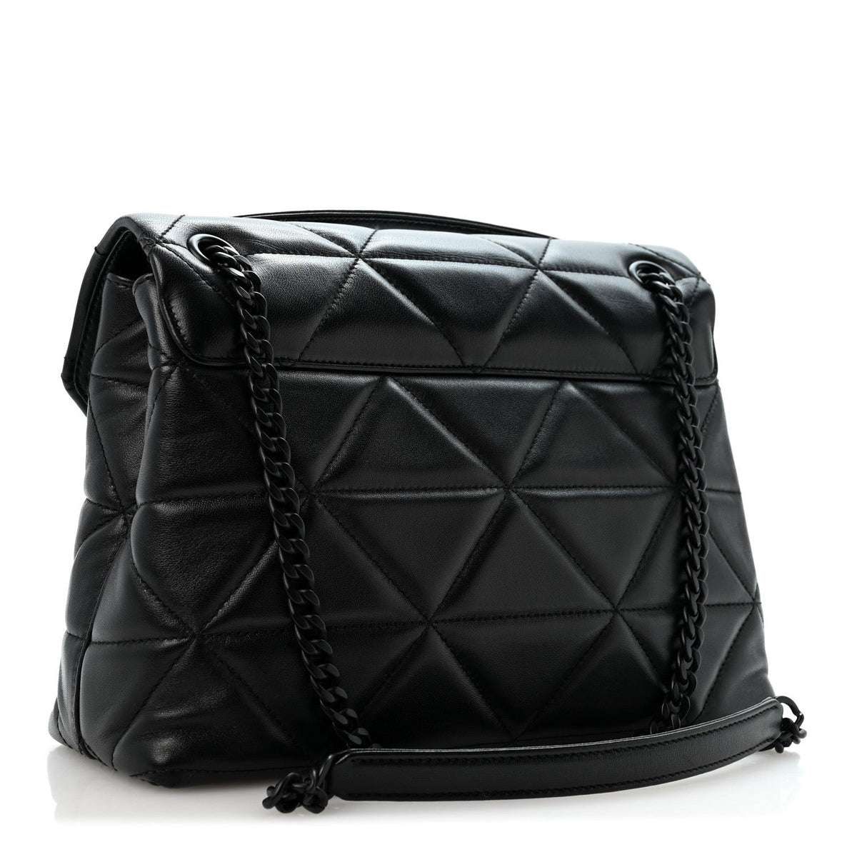 Large Nappa Handbag - Black