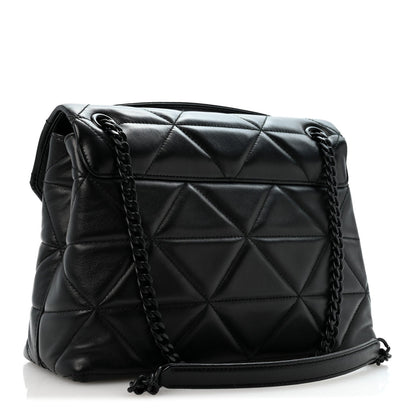 Large Nappa Handbag - Black