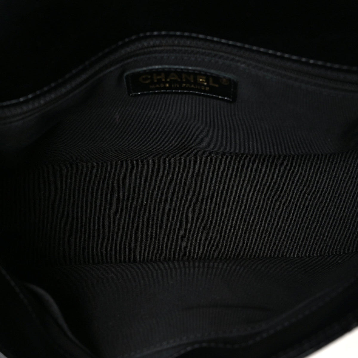 Small Quilted Lambskin Flap Shoulder Bag - Black