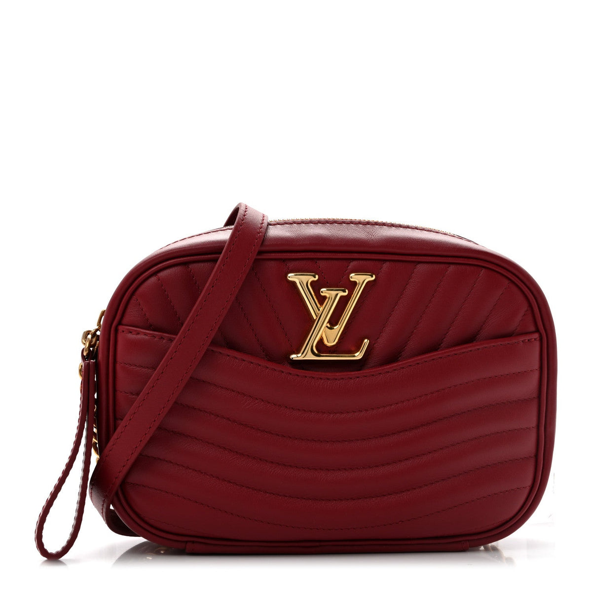 Calfskin Crossbody Bag - Red