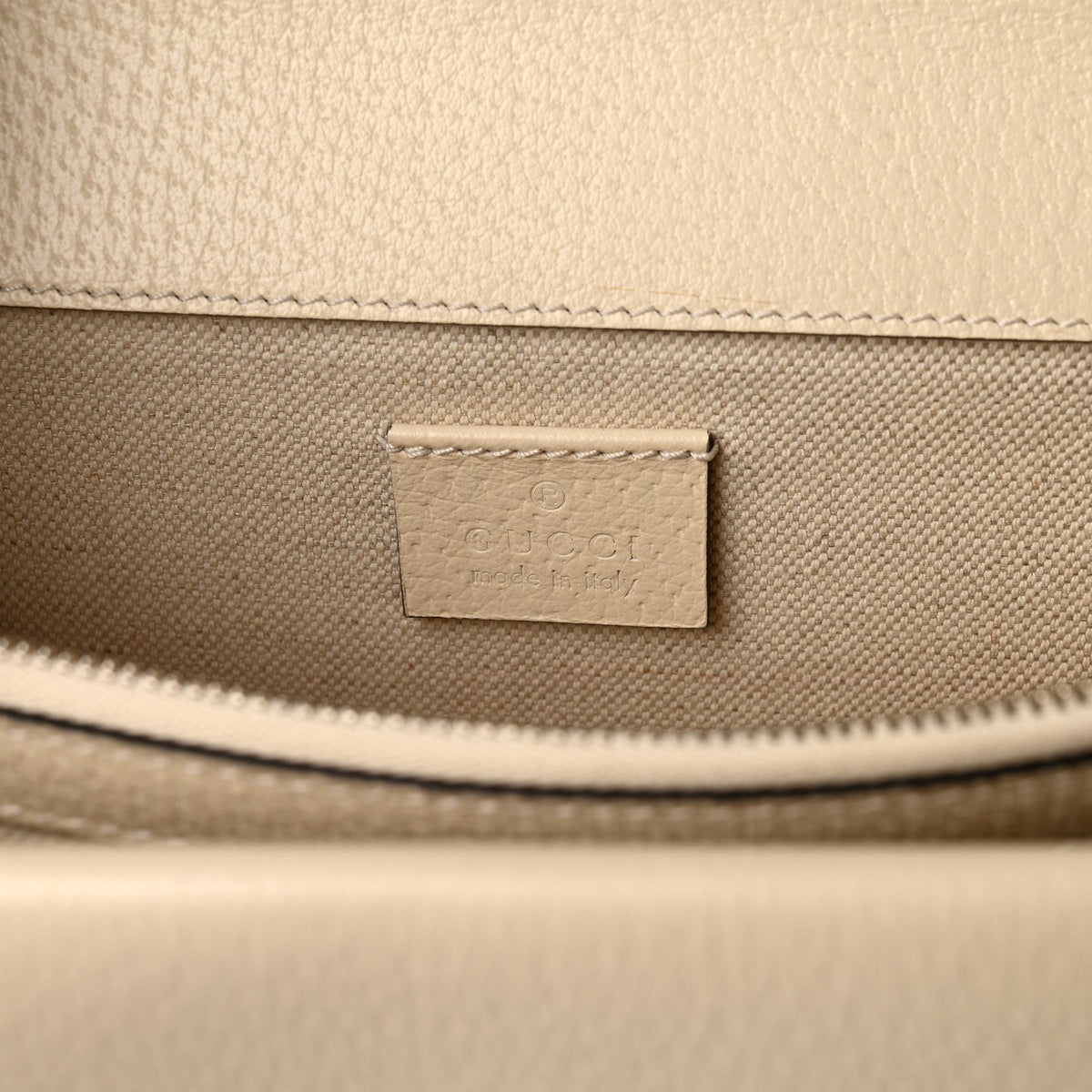 Small Calfskin Shoulder Bag - White