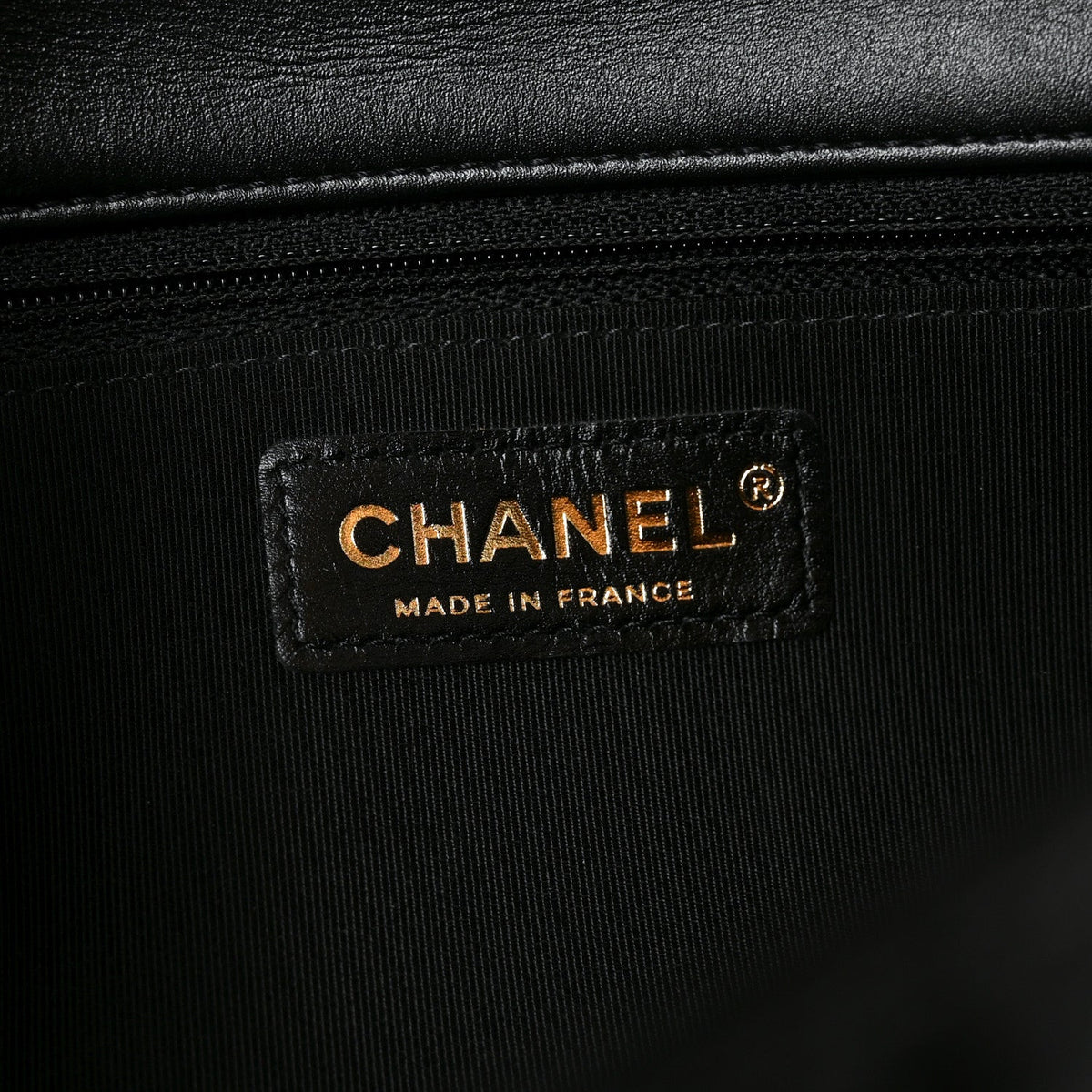 Medium Calfskin Flap Shoulder Bag - Black