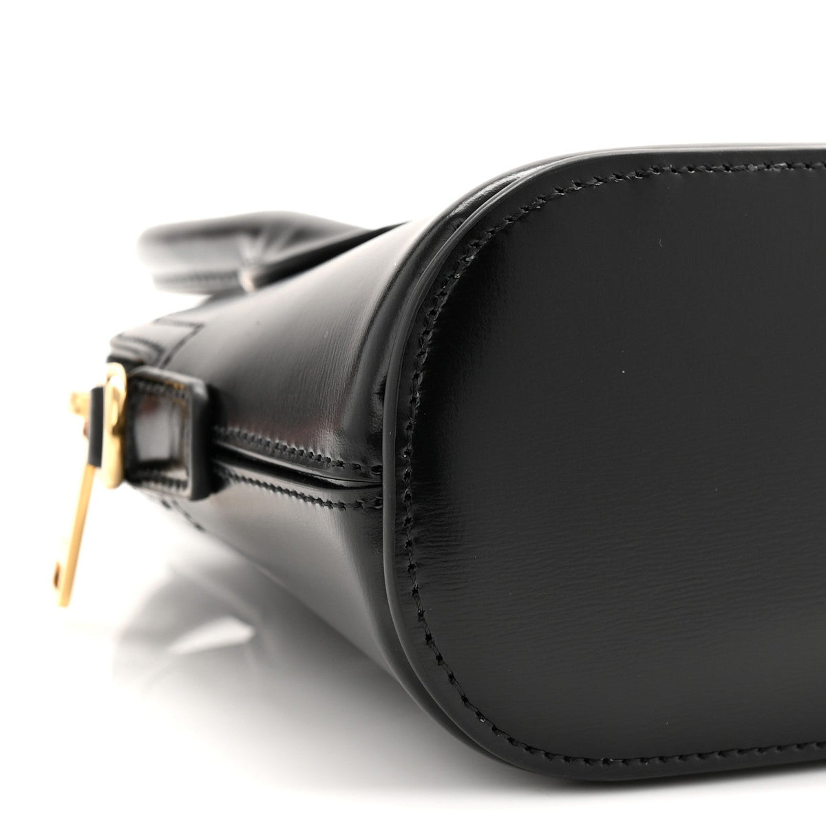 Mini Calfskin Handbag - Black
