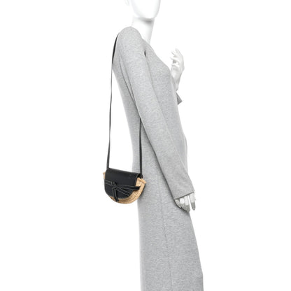 Mini Calfskin Crossbody Bag - Natural