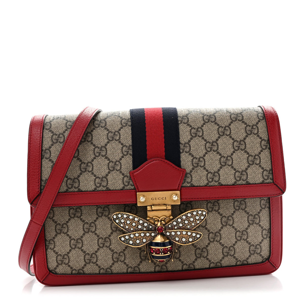 Medium Shoulder Bag - Red