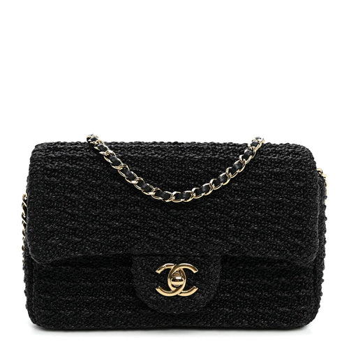 Mini Fabric Flap Shoulder Bag - Tan
