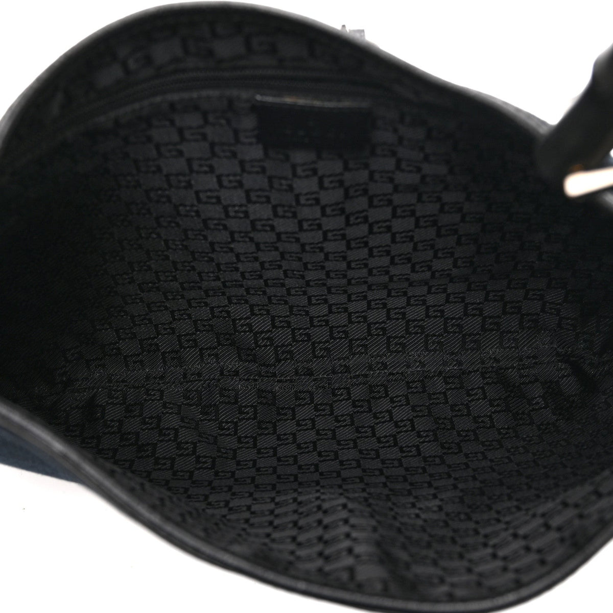Small Canvas Hobo Bag - Black