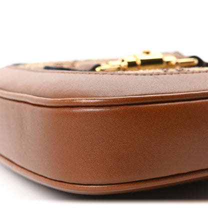 Mini Calfskin Canvas Hobo Bag