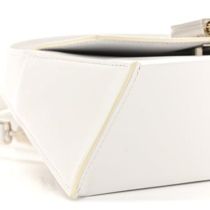 Mini Calfskin Shoulder Bag - White