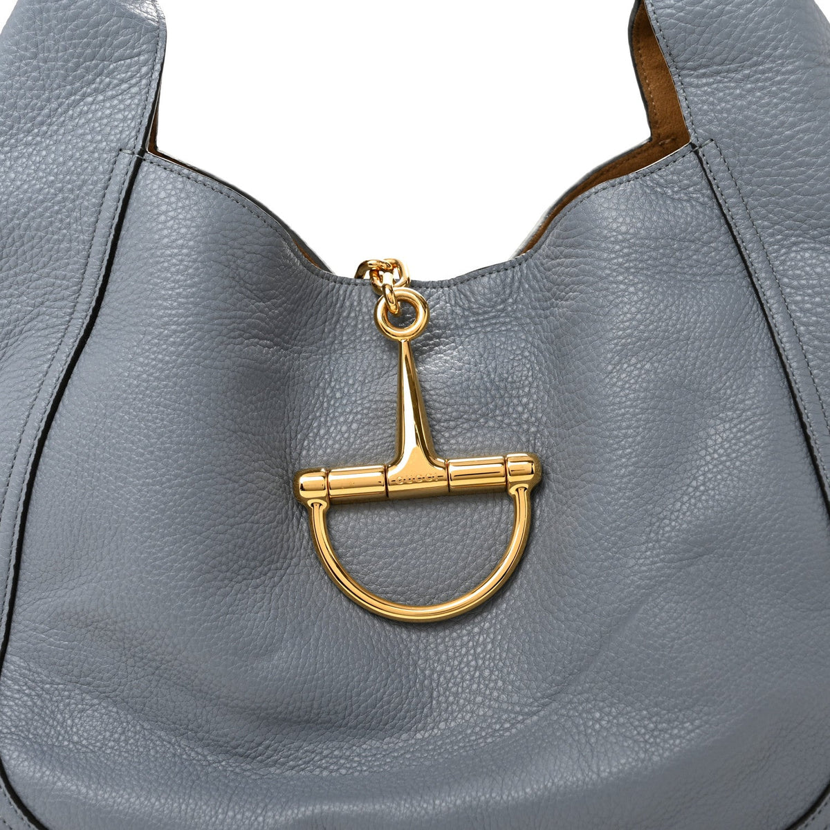 Maxi Calfskin Shoulder Bag - Blue