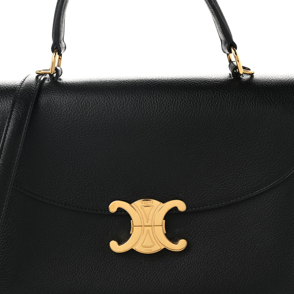 Medium Calfskin Handbag - Black