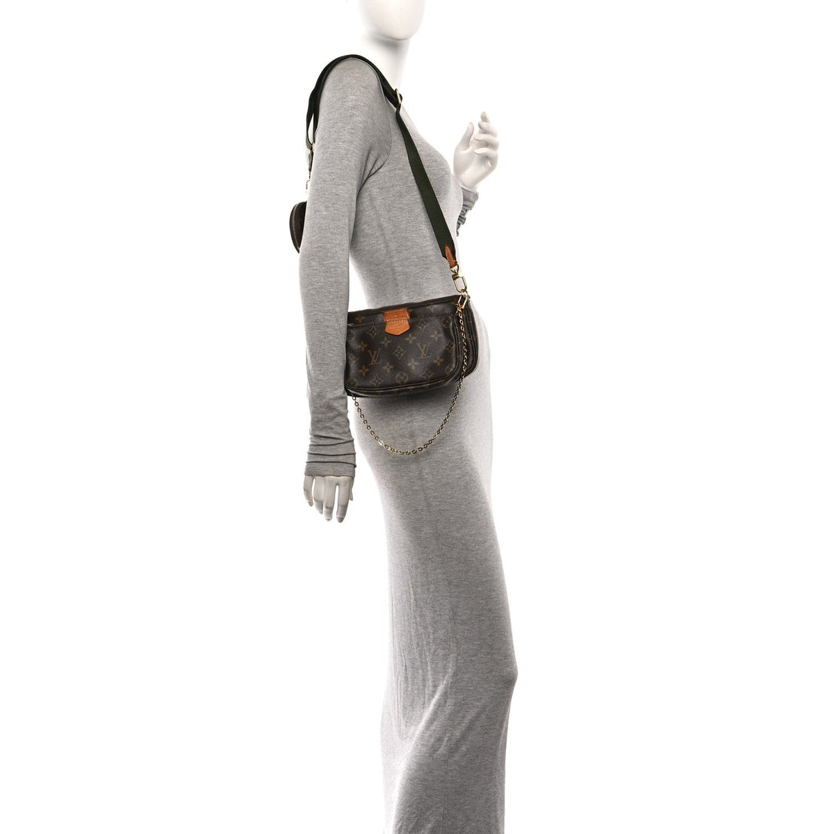 Monogram Multi Pochette Accessories Kaki Handbag