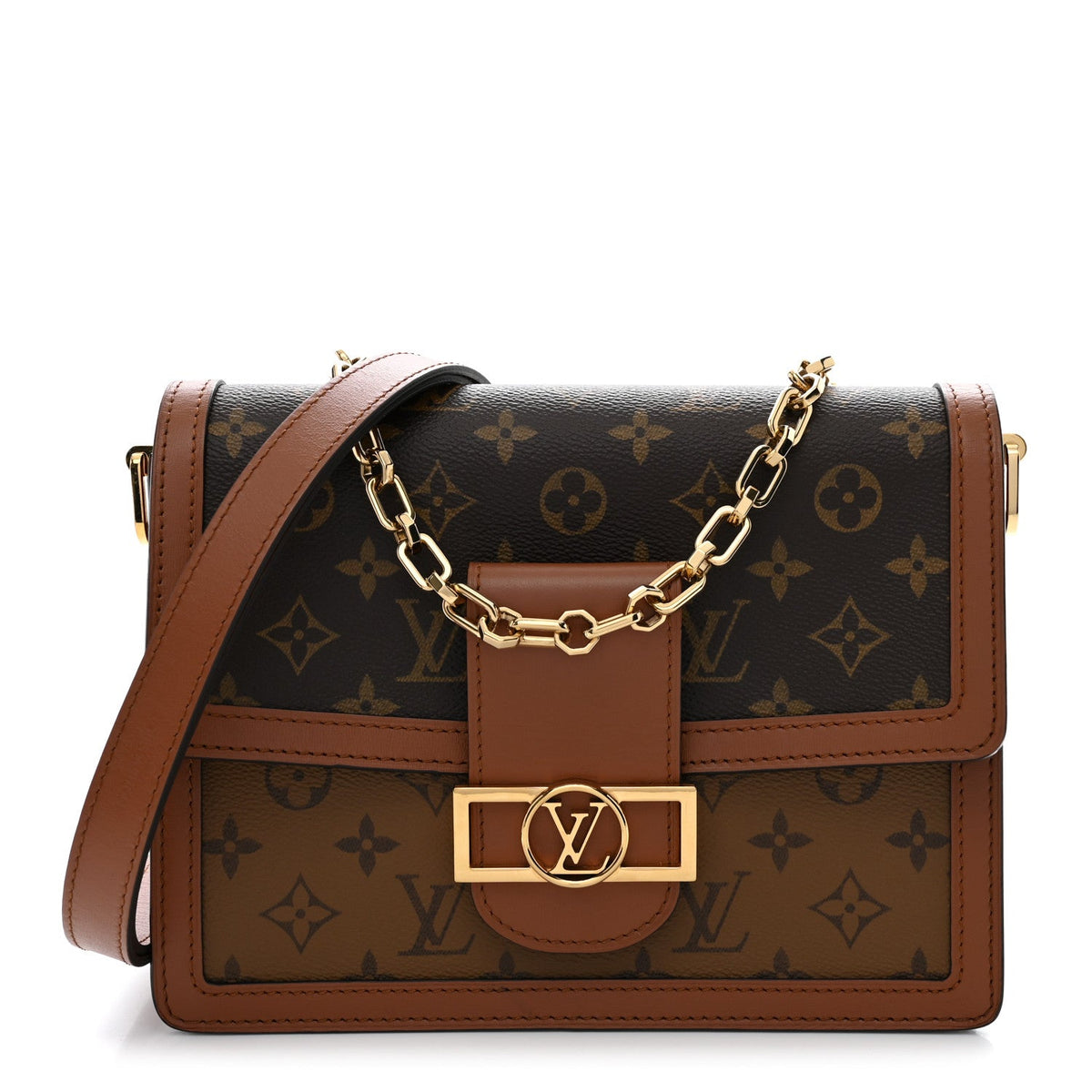 Reverse Monogram Dauphine Mm Handbag