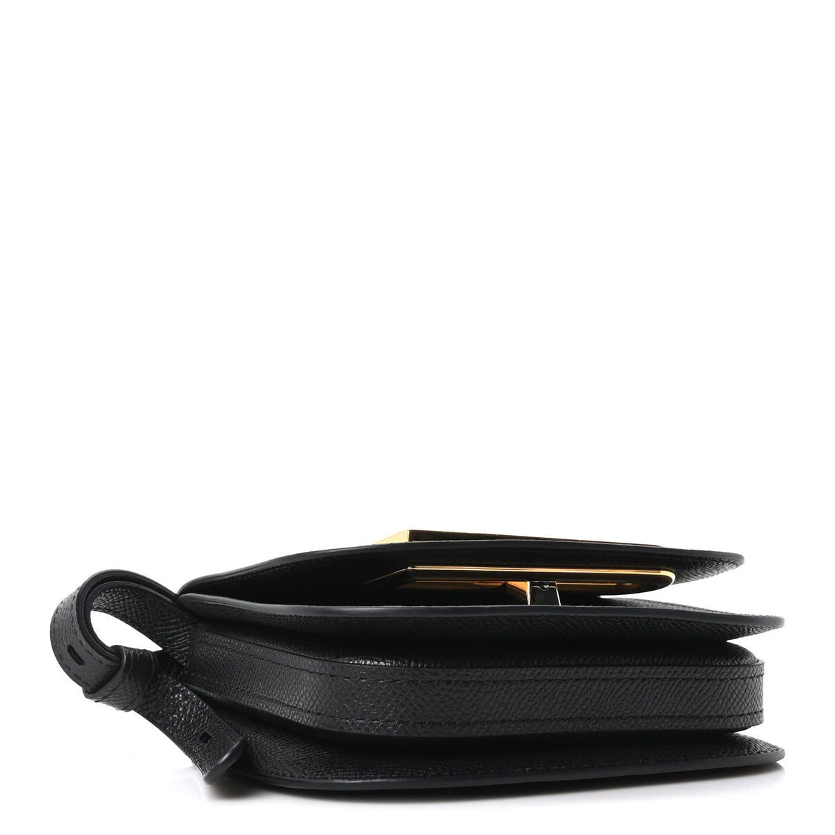 Calfskin Crossbody Bag - Black